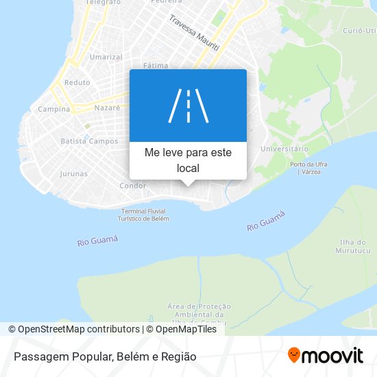 Passagem Popular mapa