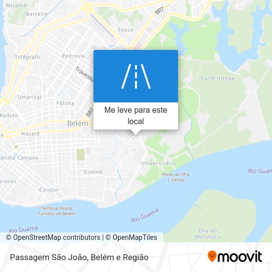 Passagem São João mapa