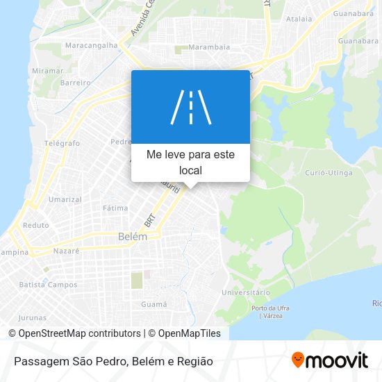 Passagem São Pedro mapa
