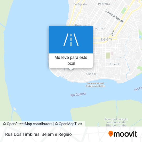 Rua Dos Timbiras mapa