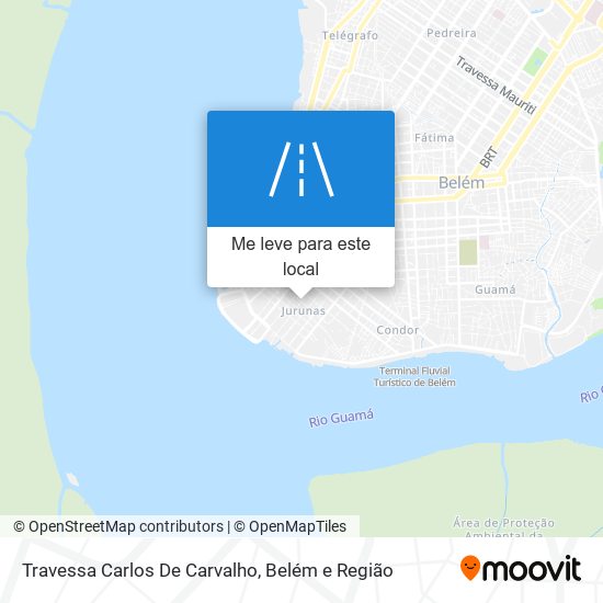 Travessa Carlos De Carvalho mapa