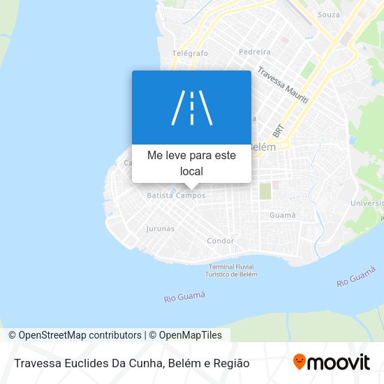 Travessa Euclides Da Cunha mapa