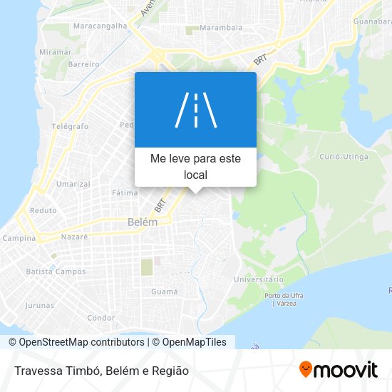 Travessa Timbó mapa