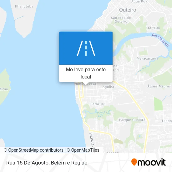 Rua 15 De Agosto mapa