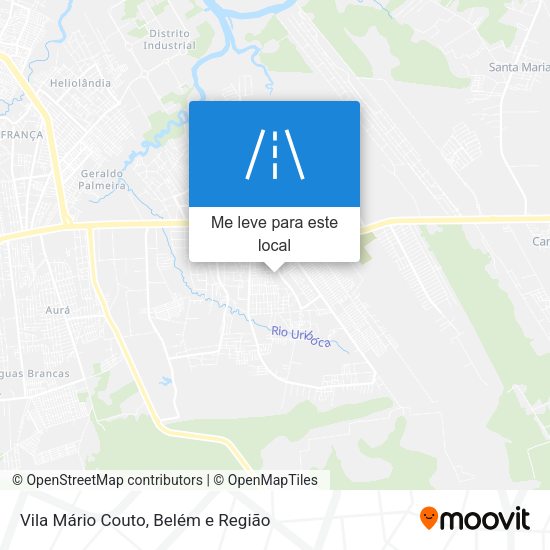 Vila Mário Couto mapa
