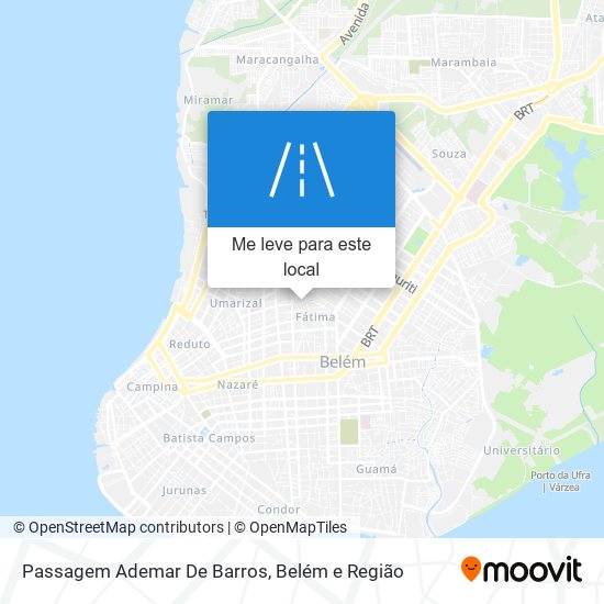 Passagem Ademar De Barros mapa