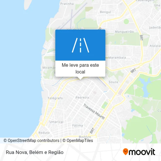 Rua Nova mapa