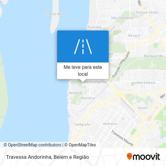 Travessa Andorinha mapa