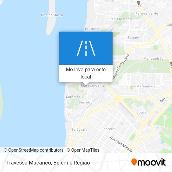 Travessa Macarico mapa