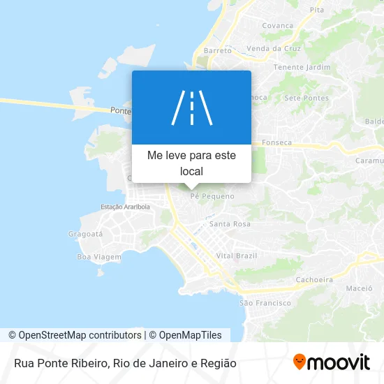 Rua Ponte Ribeiro mapa