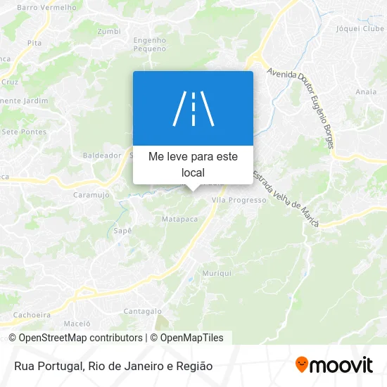 Rua Portugal mapa