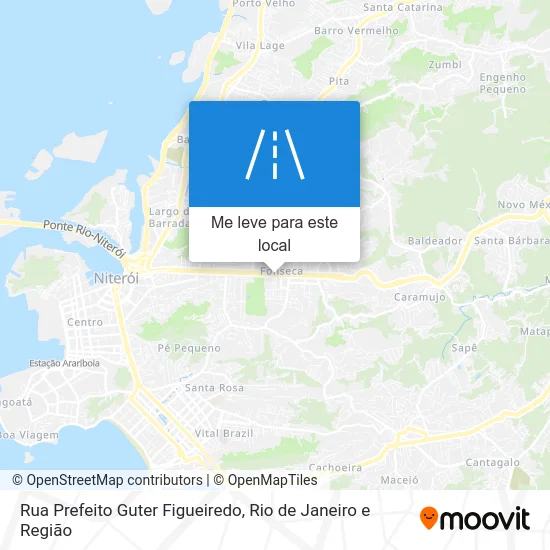Rua Prefeito Guter Figueiredo mapa