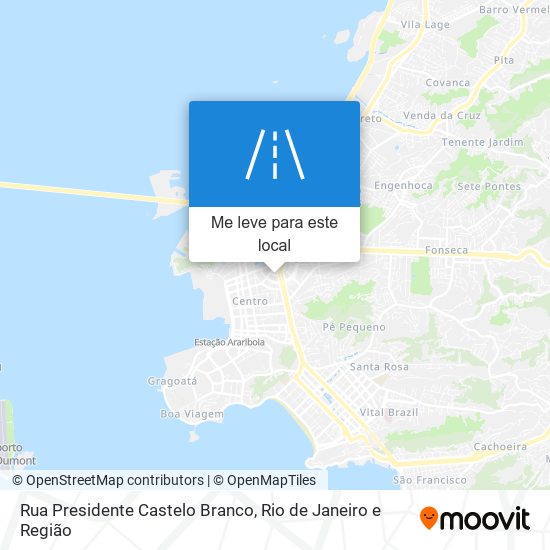 Rua Presidente Castelo Branco mapa