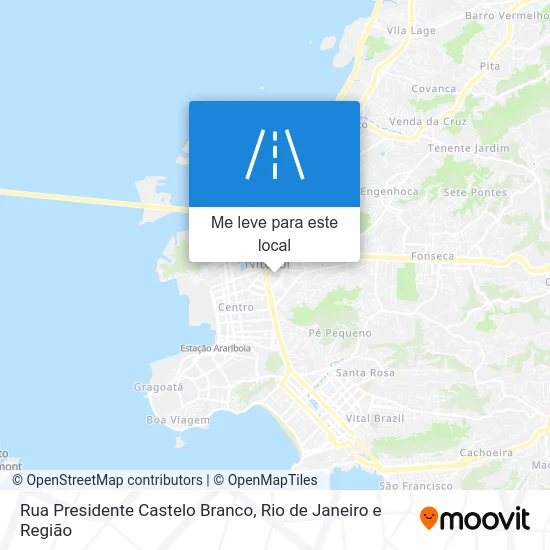 Rua Presidente Castelo Branco mapa