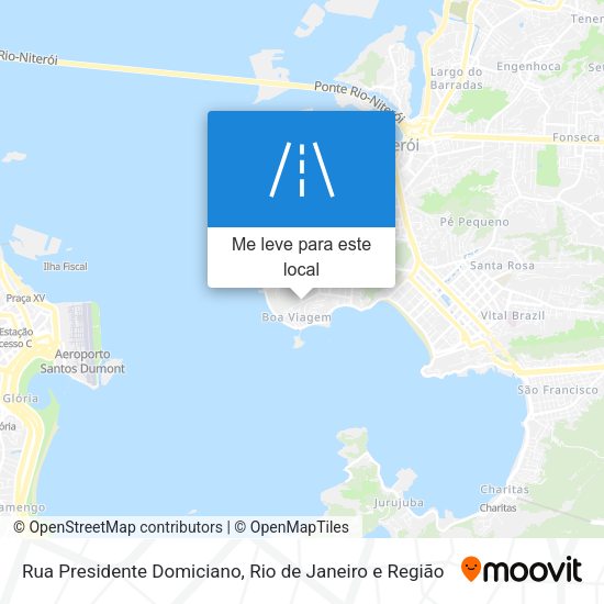 Rua Presidente Domiciano mapa