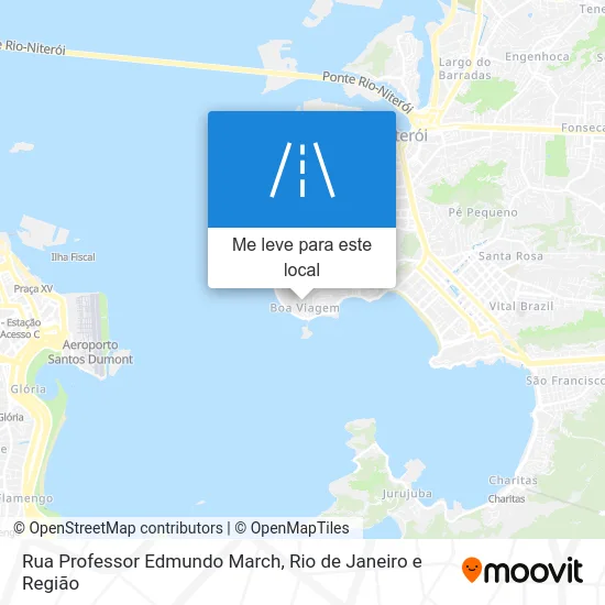 Rua Professor Edmundo March mapa