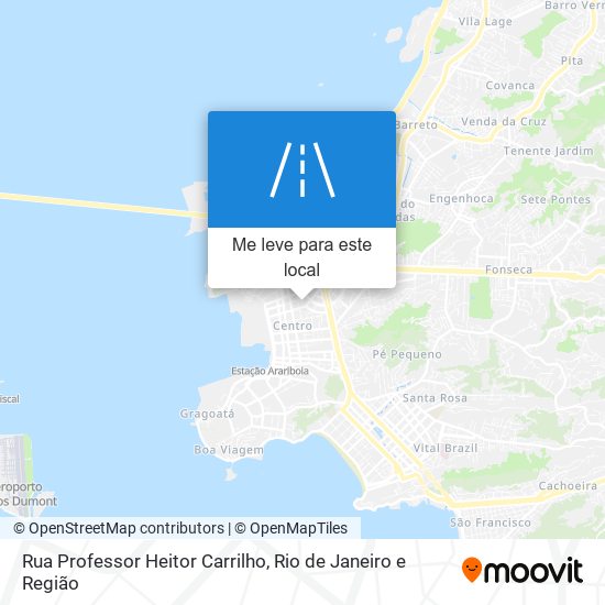 Rua Professor Heitor Carrilho mapa