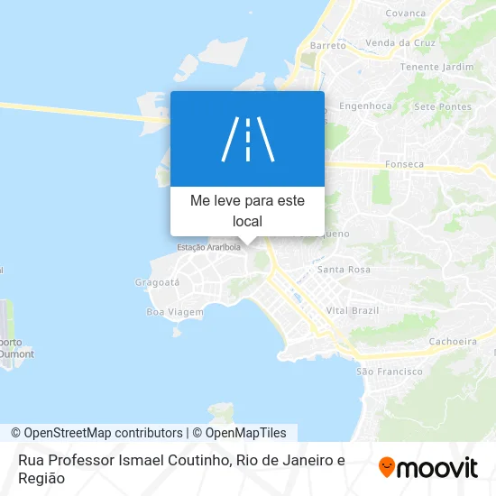 Rua Professor Ismael Coutinho mapa