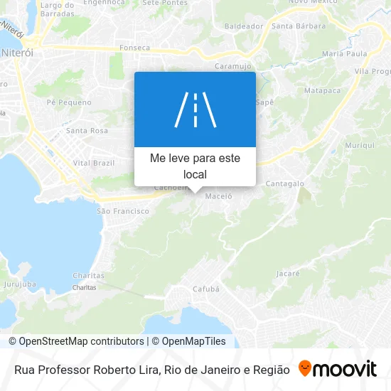Rua Professor Roberto Lira mapa