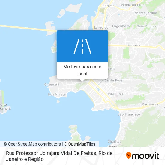 Rua Professor Ubirajara Vidal De Freitas mapa