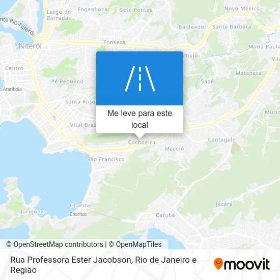Rua Professora Ester Jacobson mapa