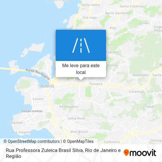 Rua Professora Zuleica Brasil Silva mapa