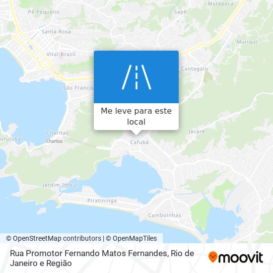 Rua Promotor Fernando Matos Fernandes mapa