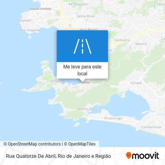 Rua Quatorze De Abril mapa