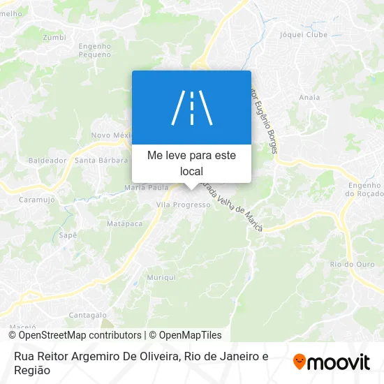 Rua Reitor Argemiro De Oliveira mapa