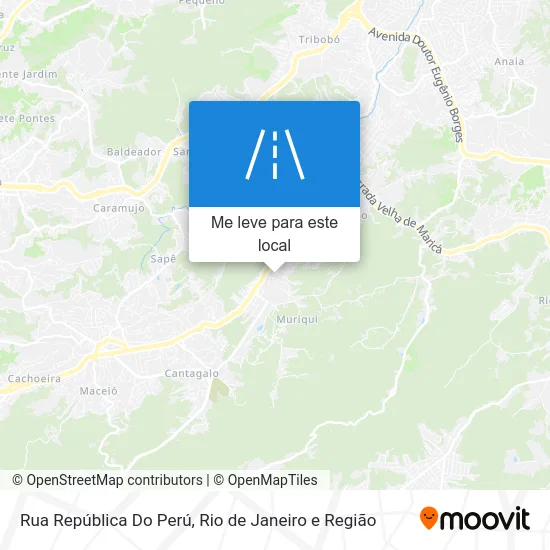 Rua República Do Perú mapa