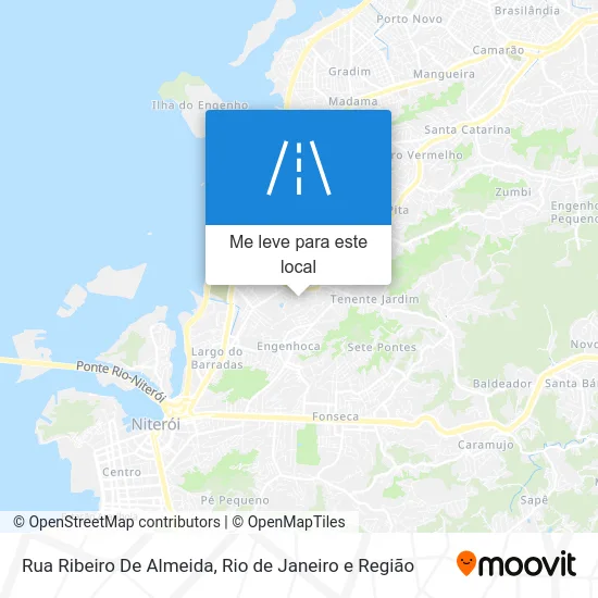 Rua Ribeiro De Almeida mapa