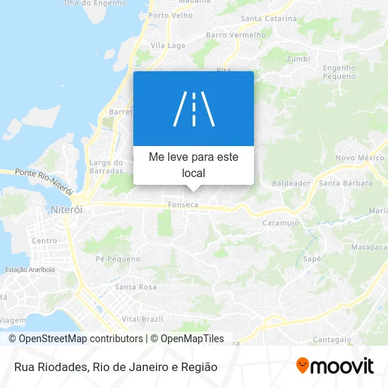 Rua Riodades mapa