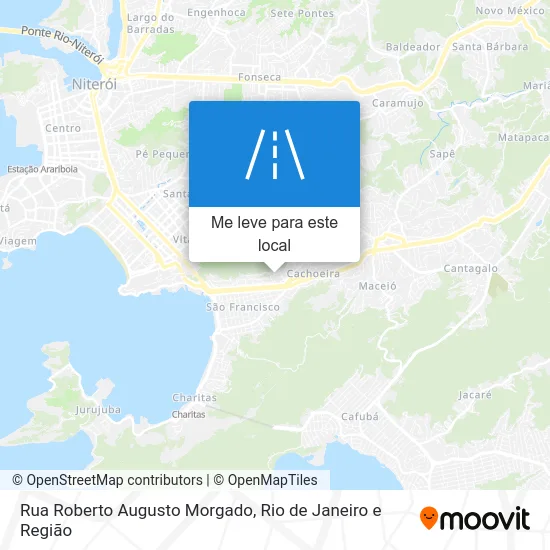 Rua Roberto Augusto Morgado mapa