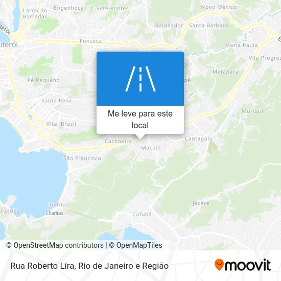 Rua Roberto Líra mapa