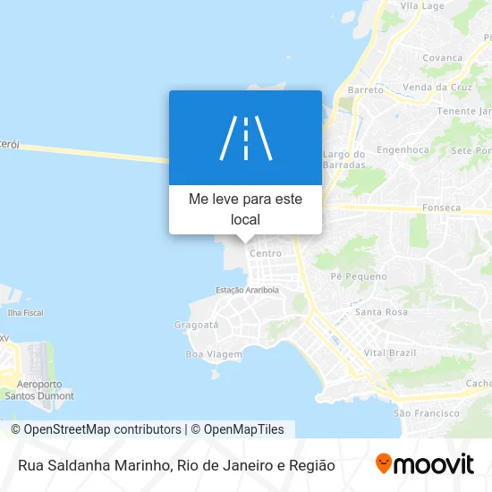 Rua Saldanha Marinho mapa