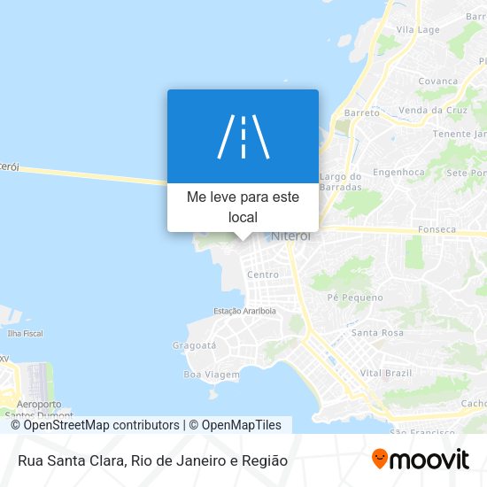 Rua Santa Clara mapa