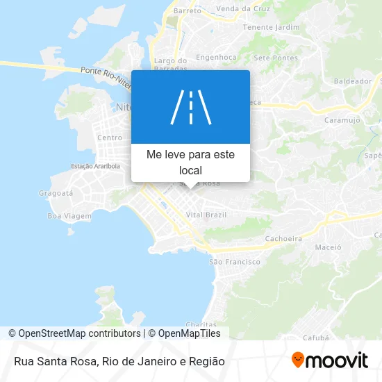 Rua Santa Rosa mapa
