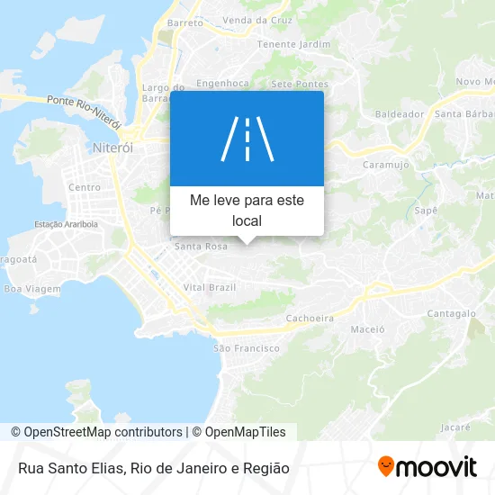 Rua Santo Elias mapa