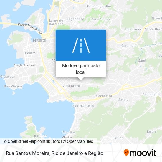 Rua Santos Moreira mapa