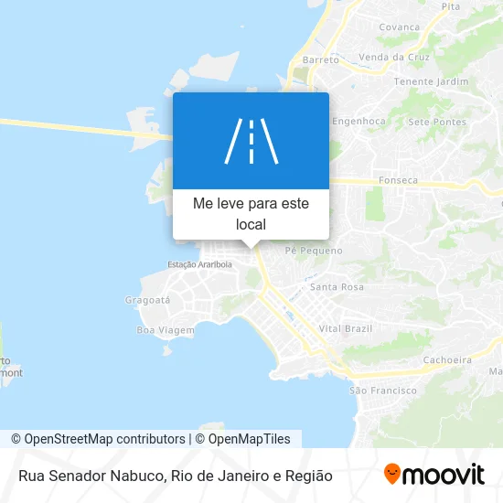 Rua Senador Nabuco mapa
