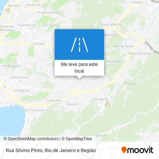 Rua Silvino Pinto mapa