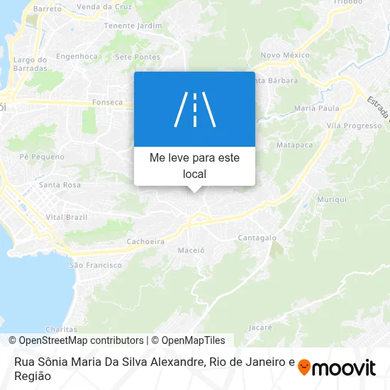 Rua Sônia Maria Da Silva Alexandre mapa