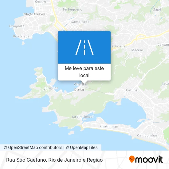 Rua São Caetano mapa
