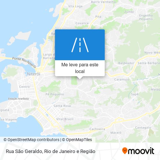 Rua São Geraldo mapa