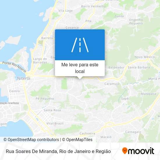 Rua Soares De Miranda mapa
