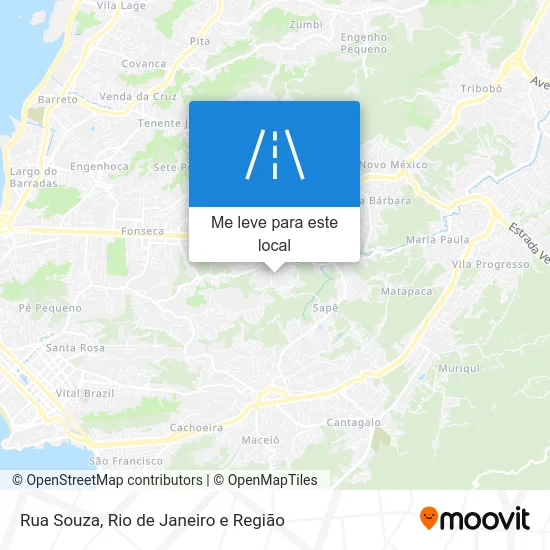 Rua Souza mapa