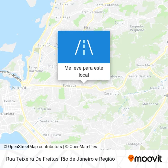 Rua Teixeira De Freitas mapa