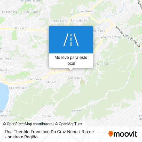 Rua Theofilo Francisco Da Cruz Nunes mapa