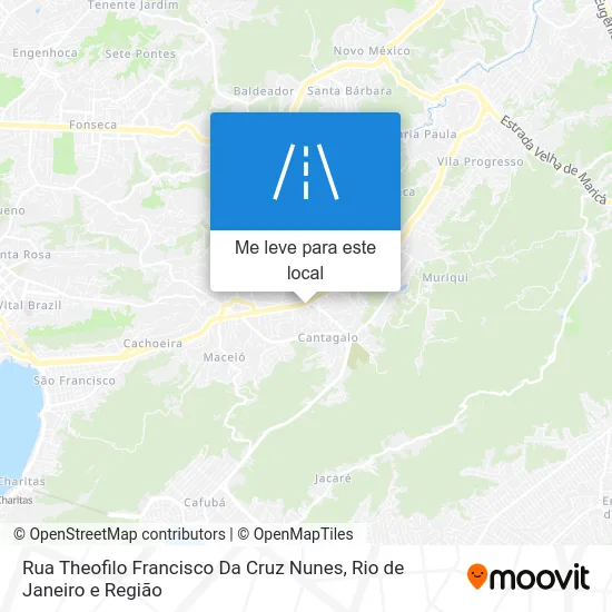 Rua Theofilo Francisco Da Cruz Nunes mapa