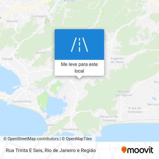 Rua Trinta E Seis mapa